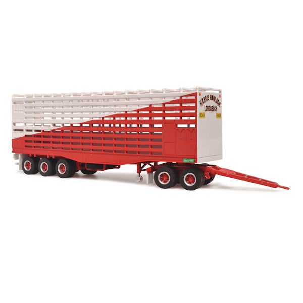 1:64 scale Harris Haulage Longreach Livestock Trailer with Dolly
