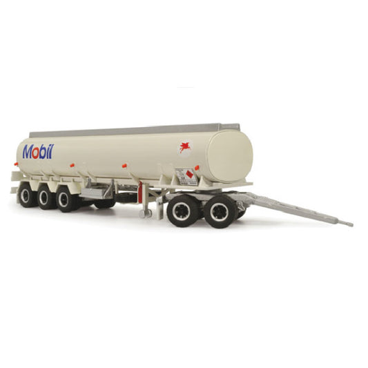 1:64 scale Mobil Tanker Trailer with Dolly