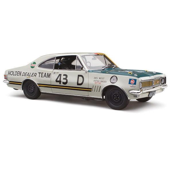 1:18 scale Peter Brock/Des West #43D Holden HT Monaro GTS350 1969 Bathurst