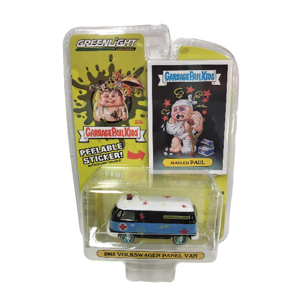 1:64 scale Garbage Pail Kids Mauled Paul 1965 Volkswagen Panel Van Green Machine
