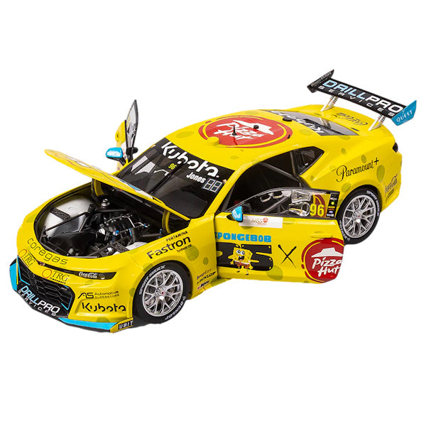 1:18 scale Macauley Jones #96 BJR SpongeBob SquarePants Camaro ZL1 2024 Melbourne Supersprint