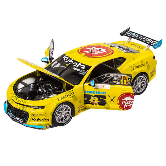 1:18 scale Macauley Jones #96 BJR SpongeBob SquarePants Camaro ZL1 2024 Melbourne Supersprint