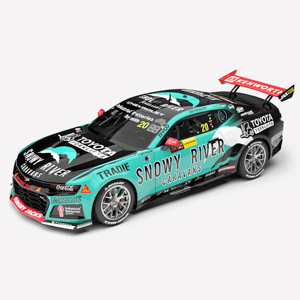 1:43 scale David Reynolds #20 Snowy River Racing Chevrolet Camaro ZL1 2026 Dunlop Sydney 500