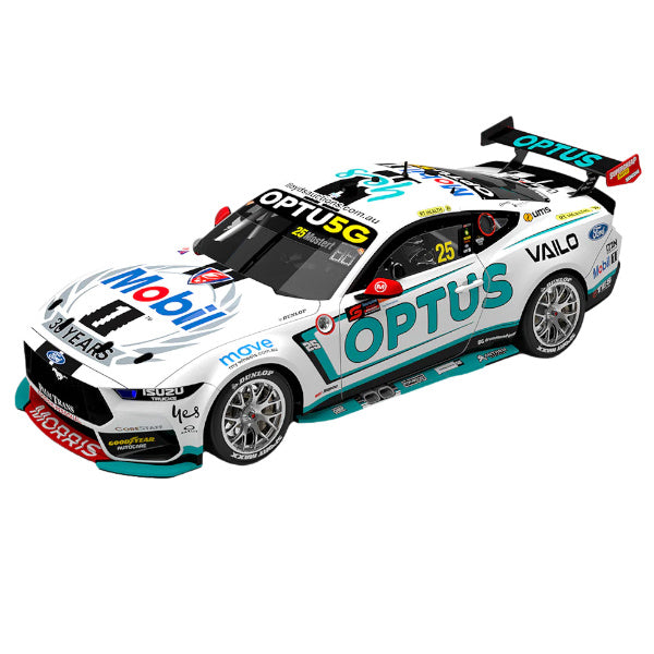 1:18 scale Mobil 1 Optus Racing #25 Ford Mustang GT 2023 Supercars Championship Season