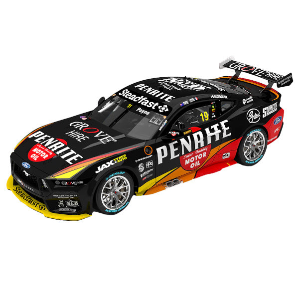 1:18 scale Penrite Racing #19 Ford Mustang GT 2023 Sandown 500 Retro Livery