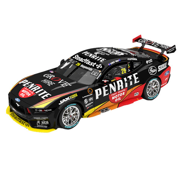 1:18 scale Penrite Racing #26 Ford Mustang GT 2023 Sandown 500 Retro Livery