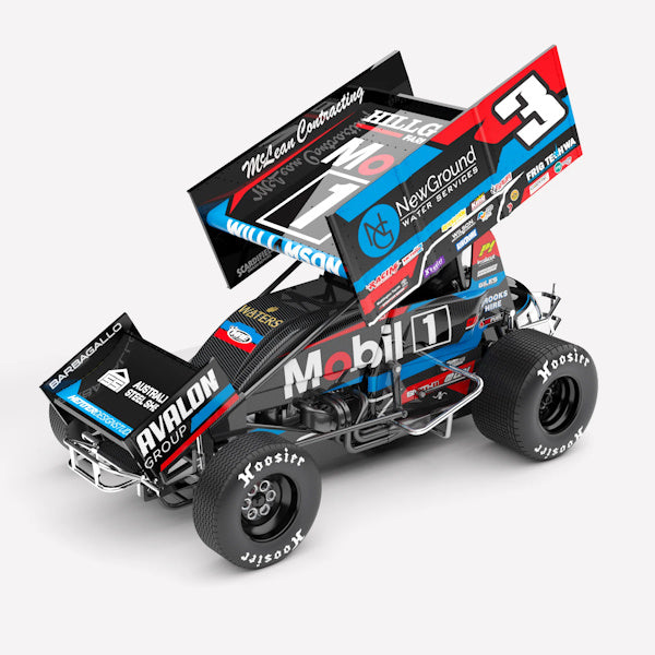 1:18 scale Callum Williamson #3 Williamson Motorsport Sprintcar 2024 Perth High Limit International