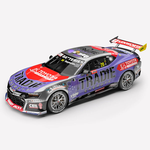 1:43 scale Tradie Energy Racing #20 Chevrolet Camaro ZL1 2025 Repco Bathurst 1000 Runner-Up