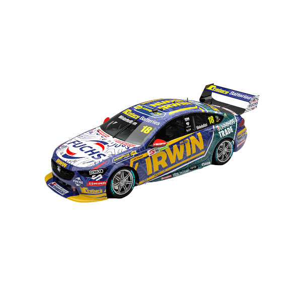 1:43 scale Mark Winterbottom #18 Irwin Racing ZB Commodore 2022 Darwin Triple Crown Indigenous Round
