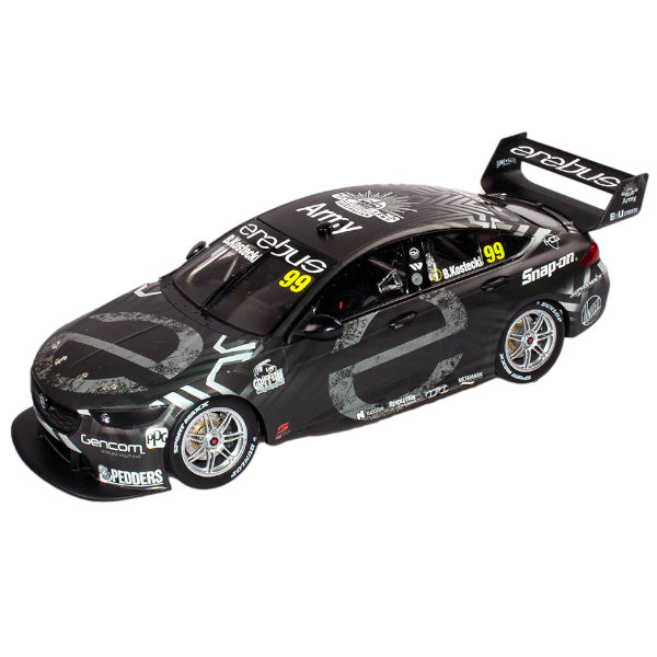 1:18 scale Brodie Kostecki #99 Erebus Motorsport Holden ZB Commodore 2021 Repco Supercars Championship Season Test Livery