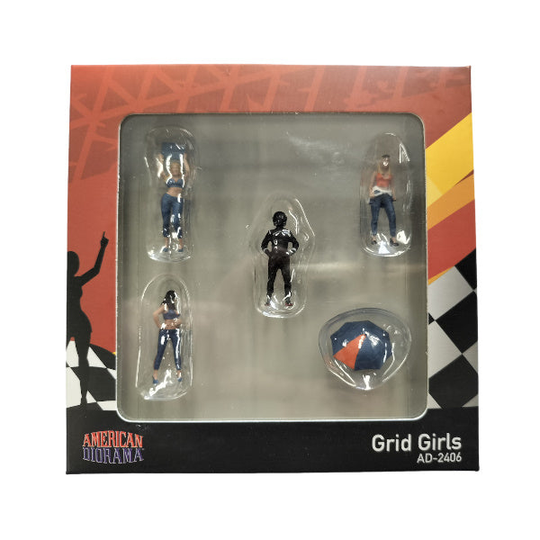 1:64 scale American Diorama Grid Girls