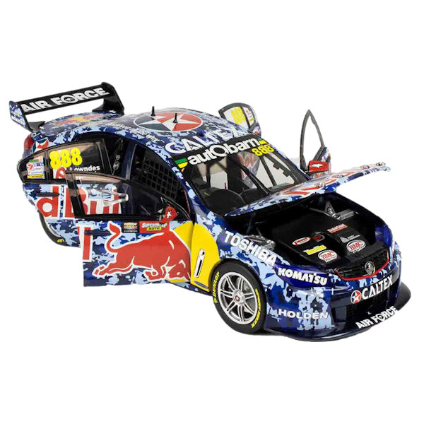 1:18 scale Craig Lowndes/Steven Richards #888 Red Bull Racing VF Commodore 2014 Bathurst Air Force Camouflage Livery