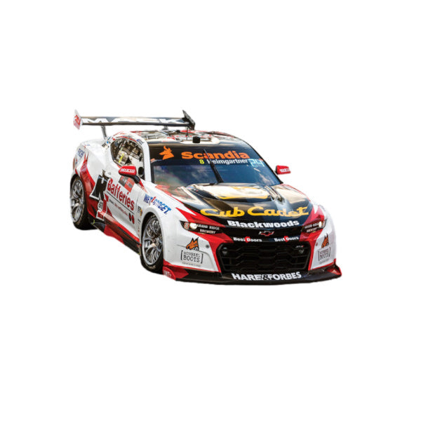 1:43 scale Andre Heimgartner/Dale Wood's #8 BJR R&J Batteries Chevrolet Camaro 2023 Bathurst