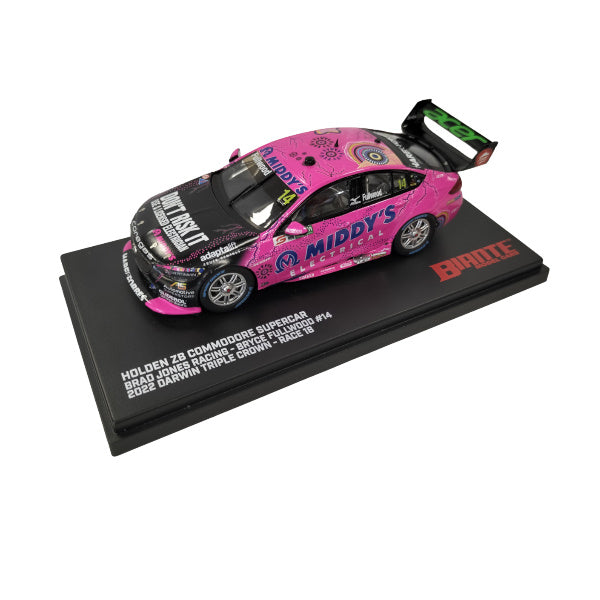 1:43 scale Bryce Fullwood #14 BJR Middy's ZB Commodore 2022 Merlin Darwin Triple Crown Race 18