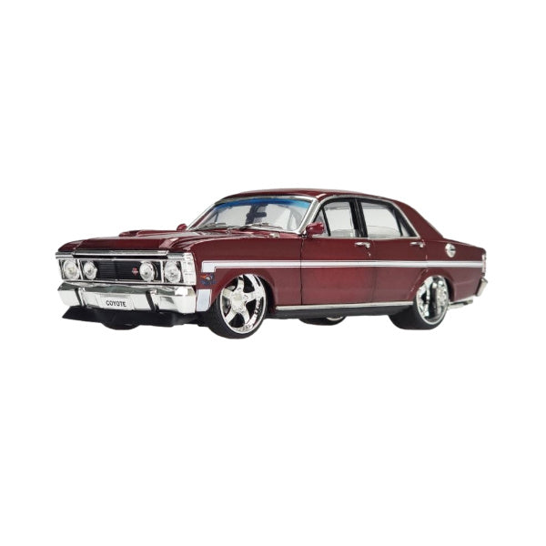 1:24 scale Ford XW Falcon Custom Slammed Cherry Bomb