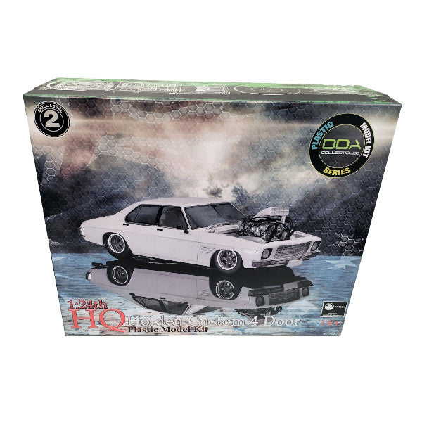 1:24 scale HQ Holden Custom Slammed Blown 4 Door Plastic Model Kit