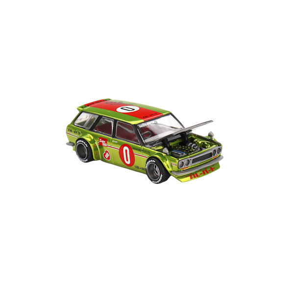 1:64 scale Datsun KAIDO 510 Wagon OG Flo Yellow