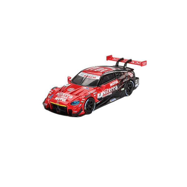 1:64 scale Niterra MOTUL Z NDDP Racing #3 Nissan Z GT500 2023 Super GT Series