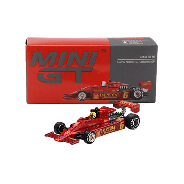 1:64 scale Gunnar Nilsson #6 Lotus 78 1977 Japanese GP