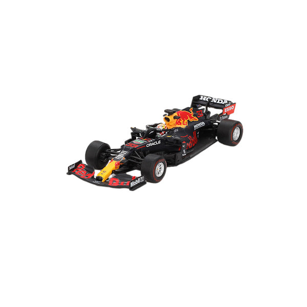 1:64 scale Max Verstappen #33 Red Bull RB16B 2021 Abu Dhabi Grand Prix Winner