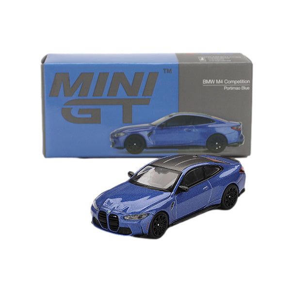 1:64 scale BMW M4 Competition (G82) Portimao Blue
