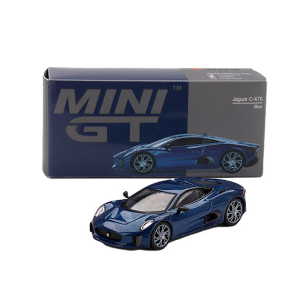1:64 scale Jaguar C-X75 Blue