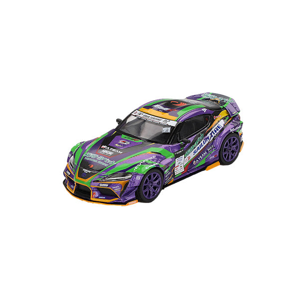 1:64 scale Toyota GR Supra KUHL 2021 D1GP Evangelion Racing