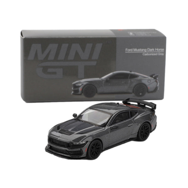 1:64 scale Ford Mustang Dark Horse 2024 Carbonized Gray