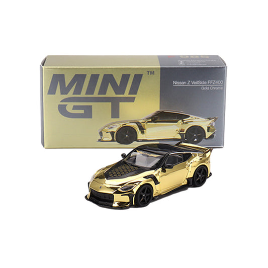 1:64 scale Nissan Z VeilSide FFZ400 Gold Chrome