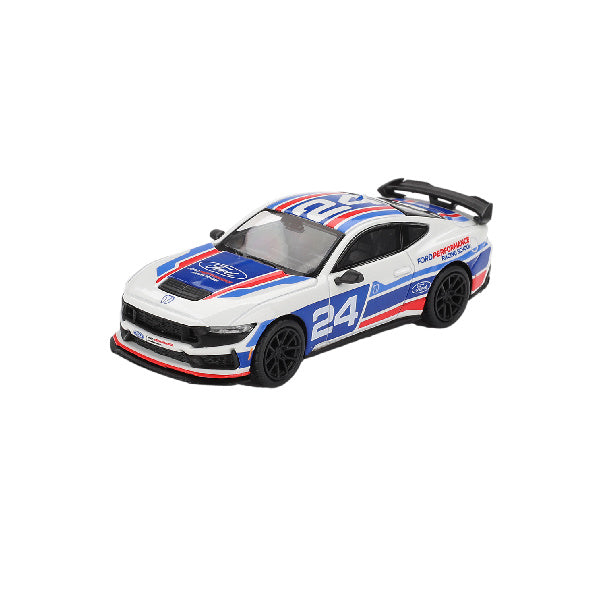 1:64 scale Ford Mustang Dark Horse #24 Ford Performance Racing School