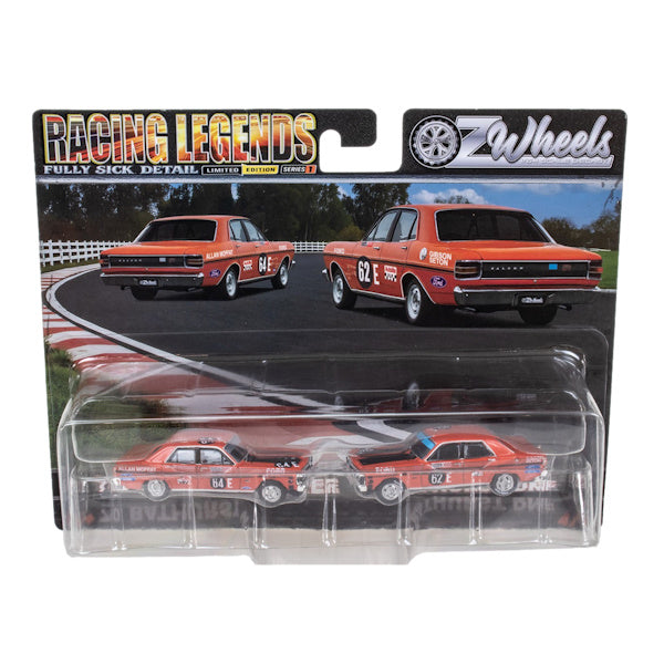 1:64 scale OzWheels Racing Legends XW Falcon GTHO 70 Bathurst Winner 70 Bathurst DNF Twin Set