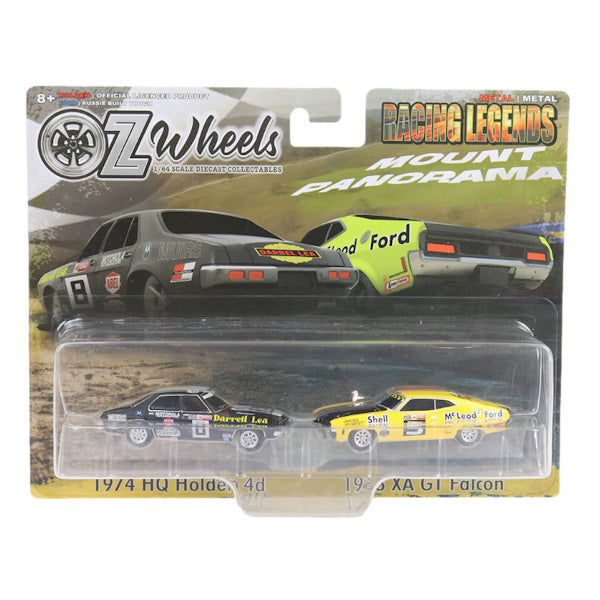 1:64 scale 1974 HQ Holden Monaro 4 Door and 1973 XA Falcon Twin Set