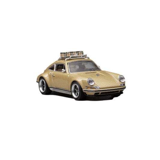 1:64 scale Porsche 964 Singer Gold with Roof Racks