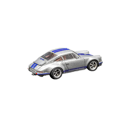 1:64 scale Porsche Singer spec 911-964 Grey/Blue