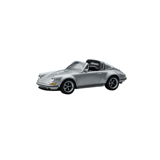 1:64 scale Porsche Singer spec Targa Silver