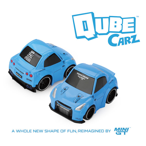 1:64 scale Nissan GT-R (R35) LB★WORKS Type 1, Rear Wing ver 2 Baby Blue