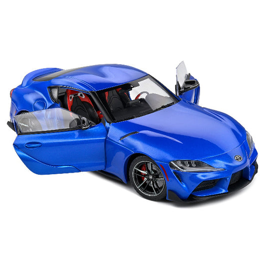 1:18 scale 2021 Toyota GR Supra Horizon Blue Metallic