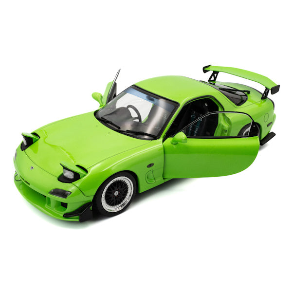 1:18 scale 1999 Mazda RX7 FD3RS Solido Works Neon Green