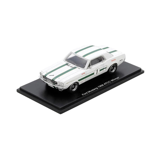 1:43 scale Ian "Pete" Geoghegan #1 Ford Mustang 1968 Warwick Farm ATCC Winner