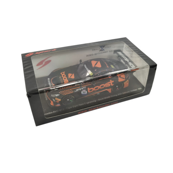 1:43 scale Boost Mobile Racing #99 Mercedes-AMG GT3 2023 Bathurst 12 hour 10th place