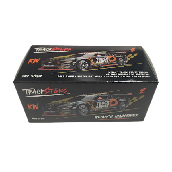 1:64 scale Mobil 1 Truck Assist Racing #2 Ford Mustang GT Supercar 2024 Sydney SuperNight Mobil 1 50th Anniversary Livery Ryan Wood