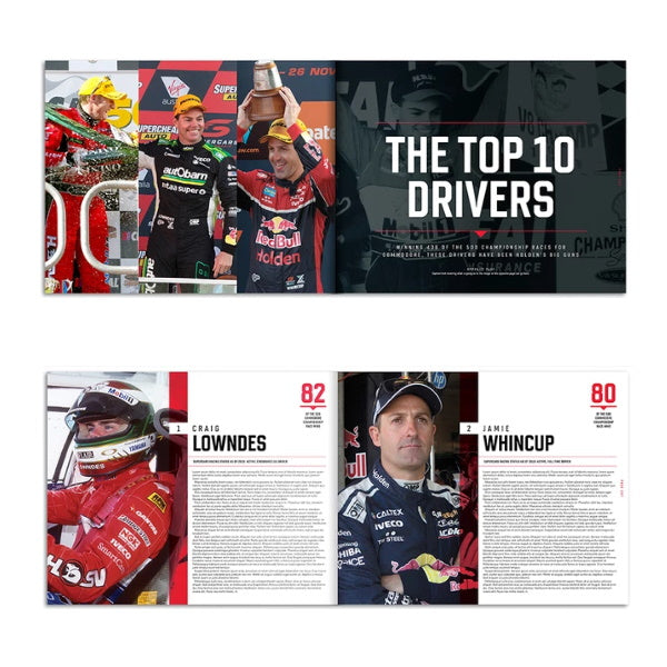 500 Championship Race Wins For Holden Commodore Hardcover Book