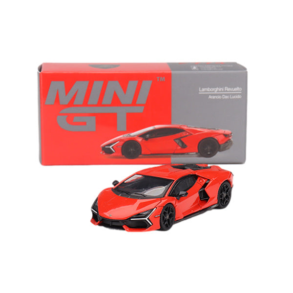 1:64 scale Lamborghini Revuelto Arancio Dac Lucido