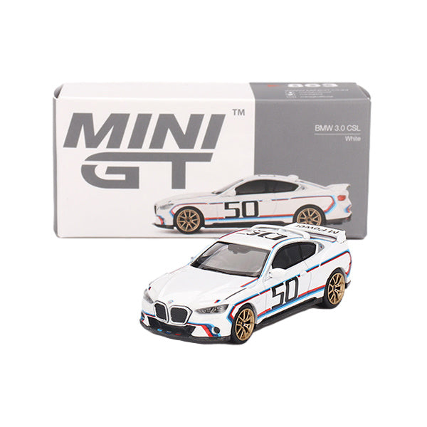1:64 scale BMW 3.0 CSL White