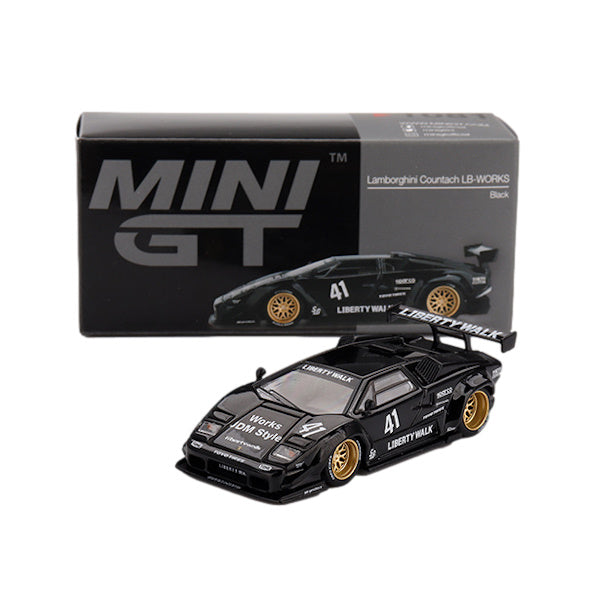 1:64 scale Lamborghini Countach LB-Works Black