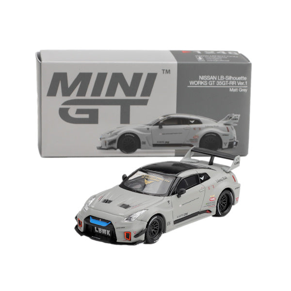 Mini GT 1:64 scale NISSAN LB-Silhouette WORKS GT 35GT-RR Ver.1 Matt Grey