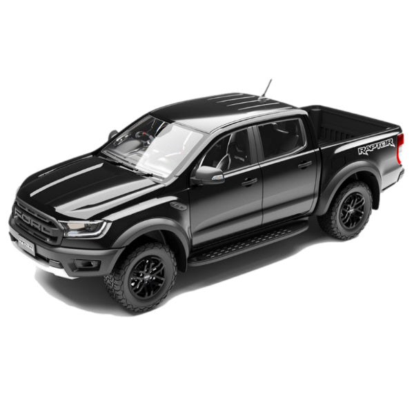 1:18 scale Ford Ranger Raptor in Shadow Black