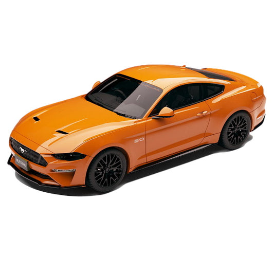 1:18 scale Ford Mustang GT Fastback Twister Orange