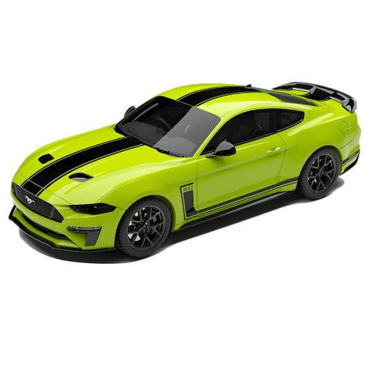1:18 scale Ford Mustang R-Spec in Grubber Lime