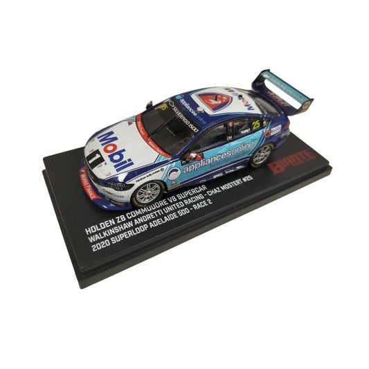 1:43 scale Chaz Mostert #25 Walkinshaw United Andretti ZB Commodore 2020 Superloop Adelaide 500
